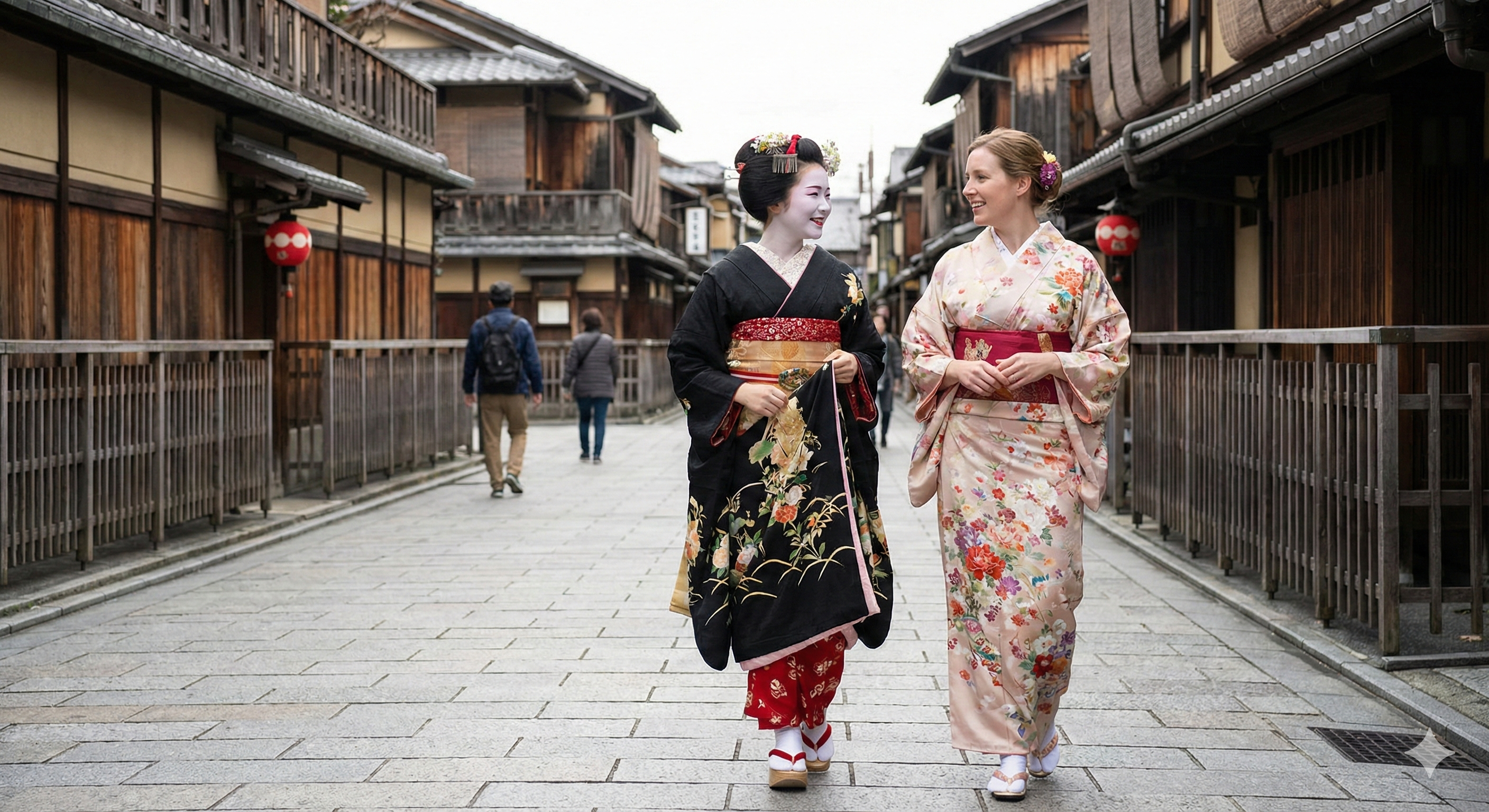 Traditional Japanese kimono