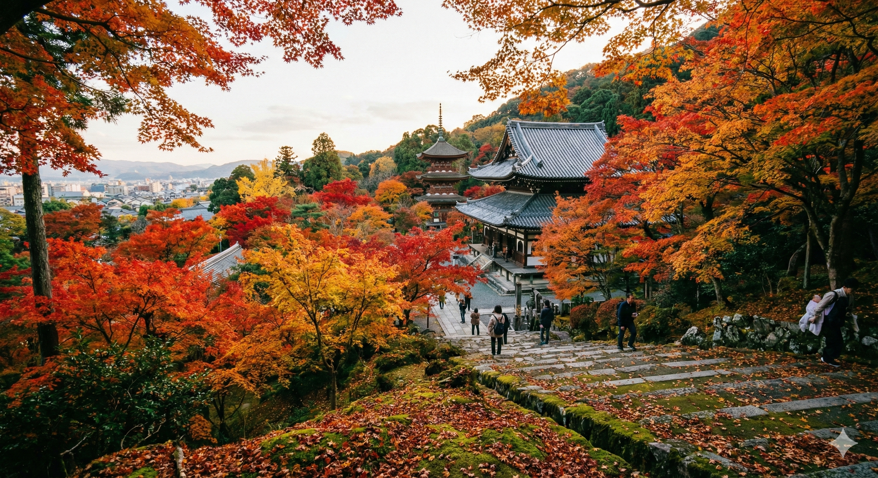 Koyo — Japanese autumn, red leaves
